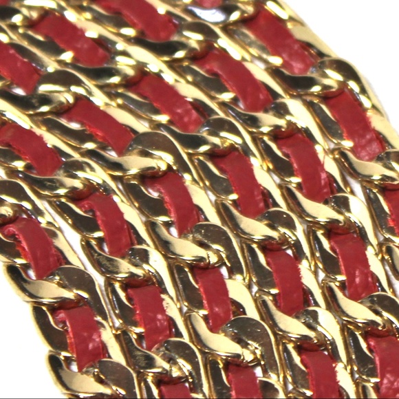 PRICE DROP★ NWT—Red Leather Bracelet—PRICE FIRM - Picture 3 of 6